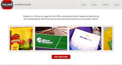 Desktop Screenshot of mojavecreative.com
